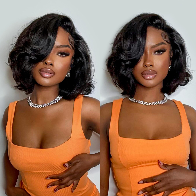 Glueless Wear And Go Human Hair Wig - باروكات شعر بشري بكثافة 250% بتصميم