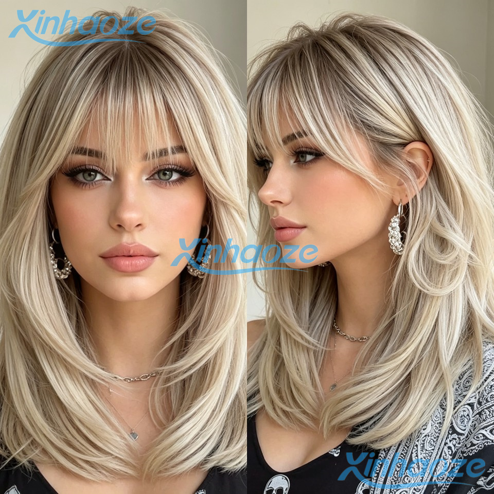 613 Blonde Body Wave Lace Front Wig - شعر مستعار بشري قصير بلاتيني أشقر