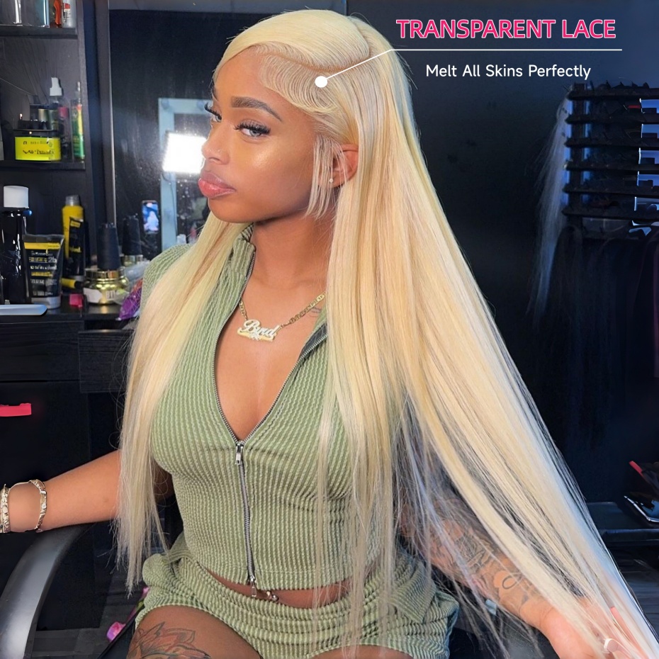 كثافة 250%، لون أشقر 613، بارو - مراجعة 613 Blonde Body Wave Lace Front Wig وسعره