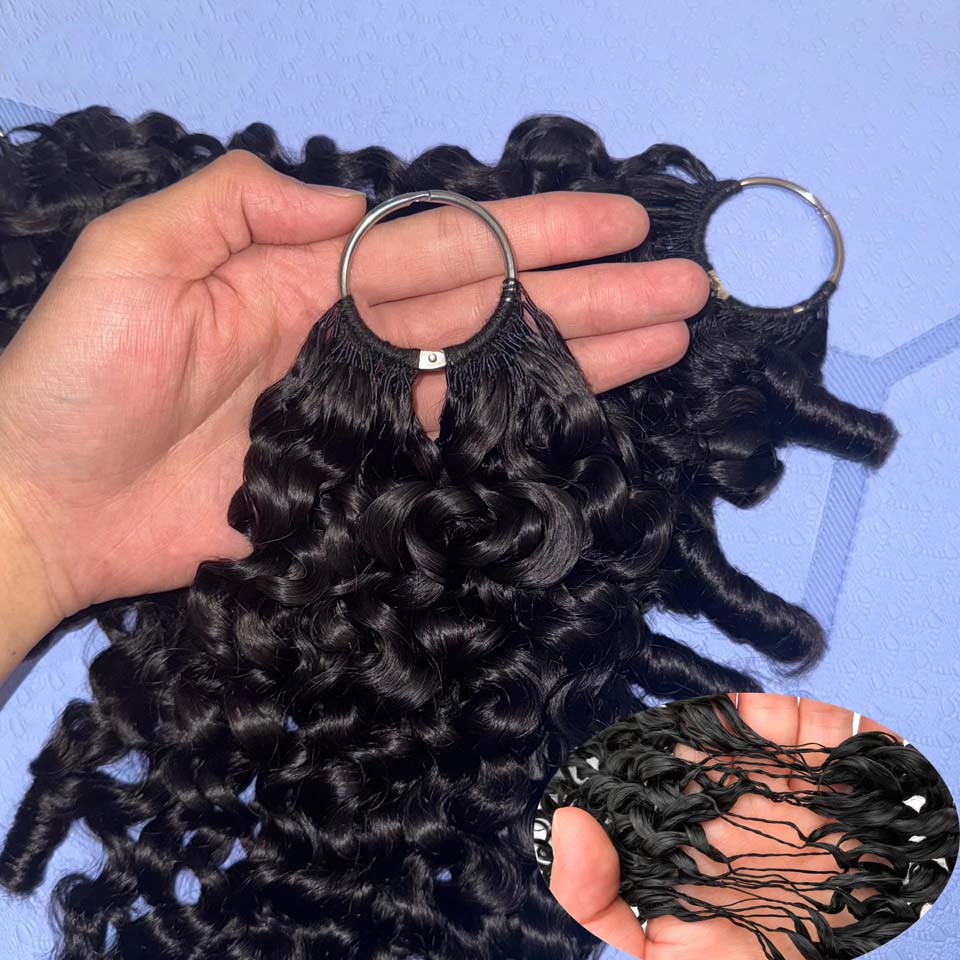 وصلات شعر بشري مجعد بورمي 12A، - مراجعة Invisible Tape In Extensions Real Hair وسعره