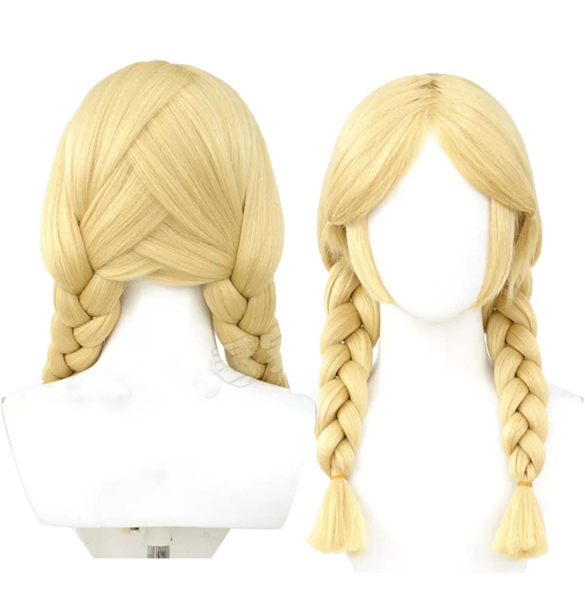 شعر مستعار صناعي مقاوم للحرارة - مراجعة Synthetic Braided Wigs For Black Women وسعره