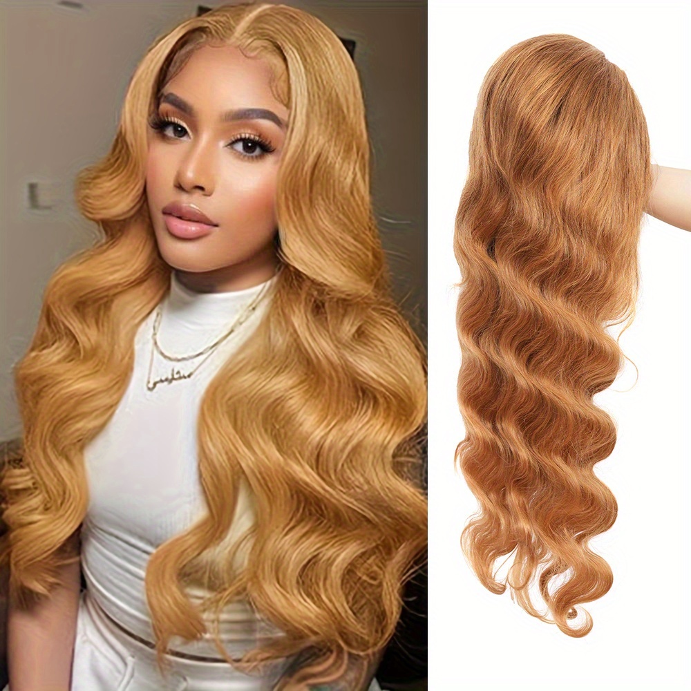 شعر مستعار بشري أشقر عسلي 13x6 - مراجعة Hd Lace Frontal Wig Human Hair Pre Plucked وسعره