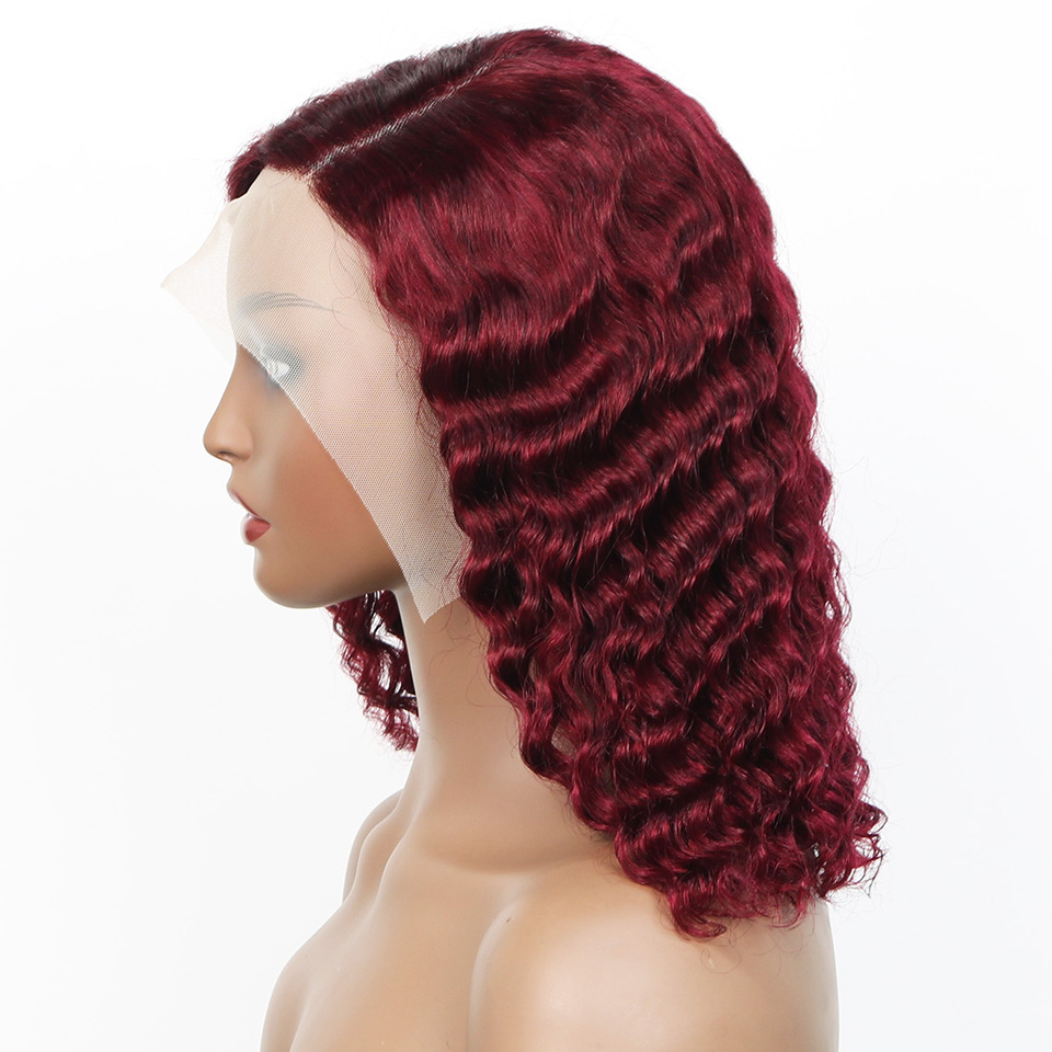 شعر مستعار بوب قصير مموج بلون  - مراجعة Glueless Wear And Go Human Hair Wig وسعره