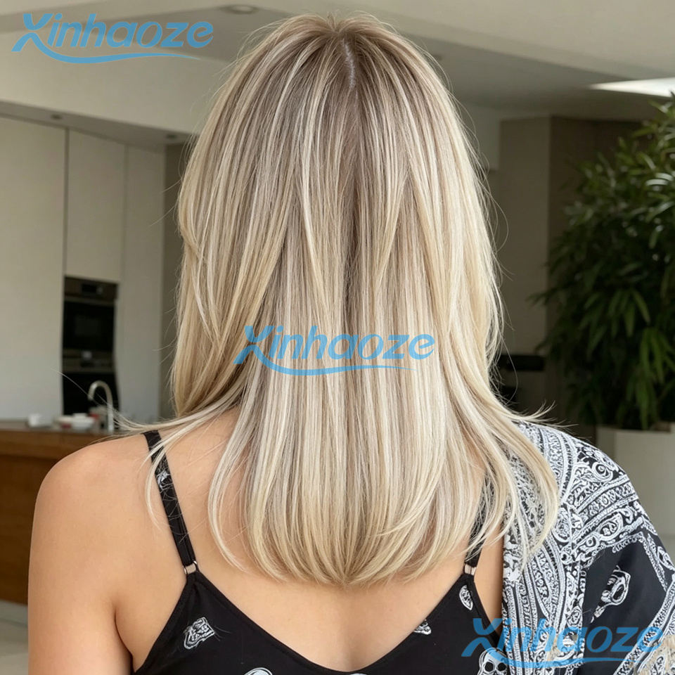 شعر مستعار بشري قصير بلاتيني أ - مراجعة 613 Blonde Body Wave Lace Front Wig وسعره