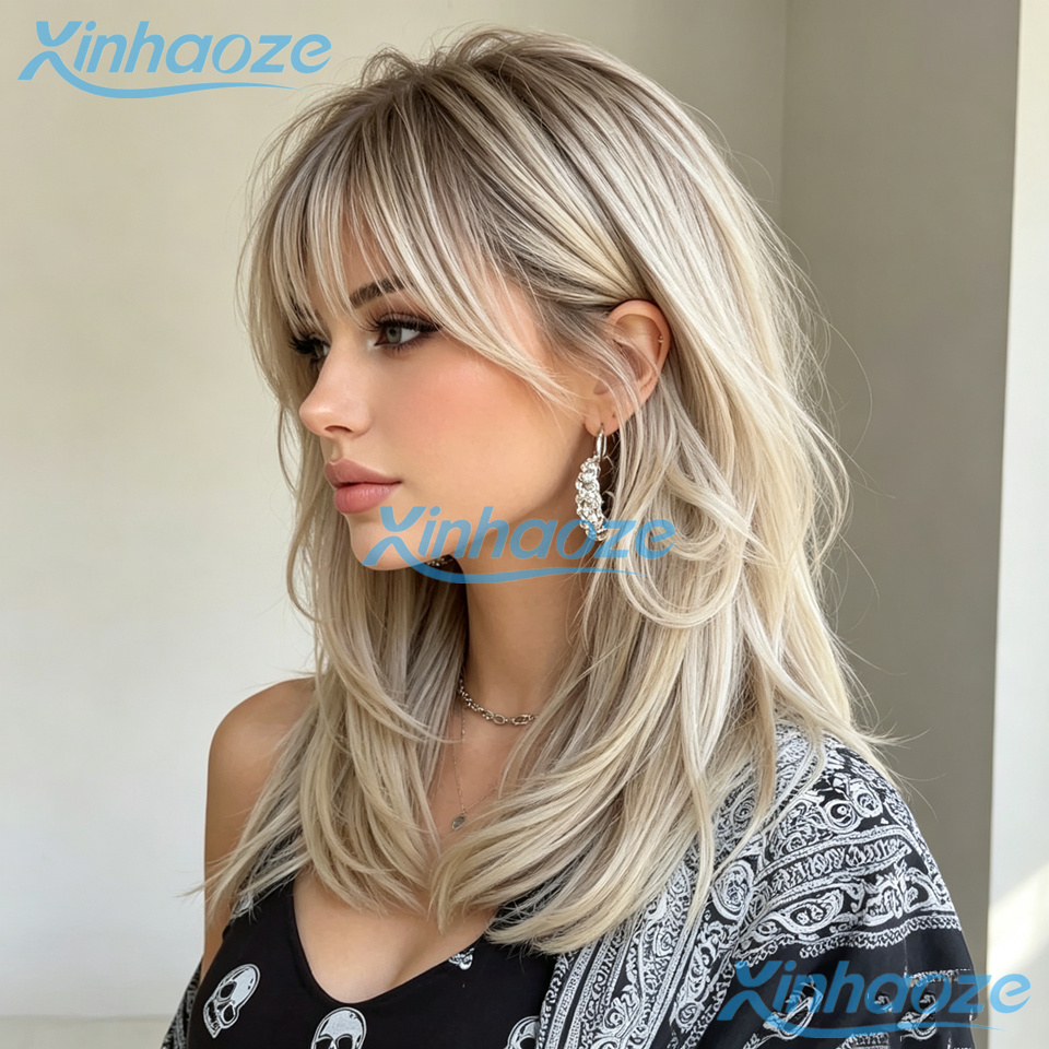 شعر مستعار بشري قصير بلاتيني أ - مراجعة 613 Blonde Body Wave Lace Front Wig وسعره