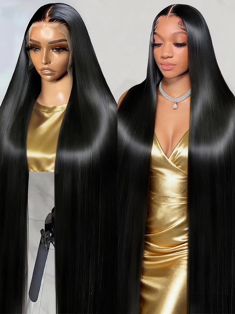 باروكات شعر بشري شفافة بواجهة  - مراجعة Hd Lace Frontal Wig Human Hair Pre Plucked وسعره