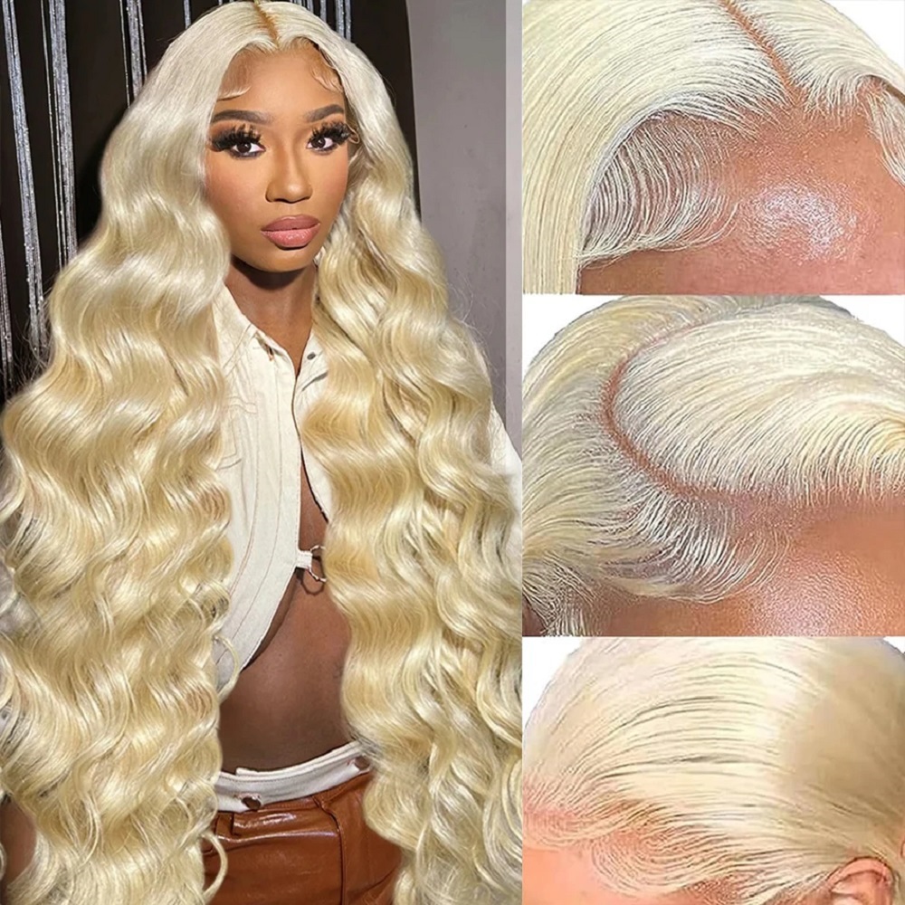 باروكة شعر بشري أشقر 613 بطول  - مراجعة Lace Front Wigs وسعره