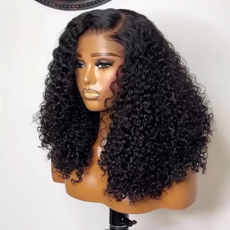 شعر مستعار بوب قصير مجعد 230%  - مراجعة Glueless Wear And Go Human Hair Wig وسعره