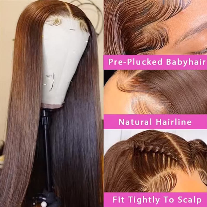 باروكة شعر بشري مستقيمة بلون ب - مراجعة Human Hair Wigs وسعره