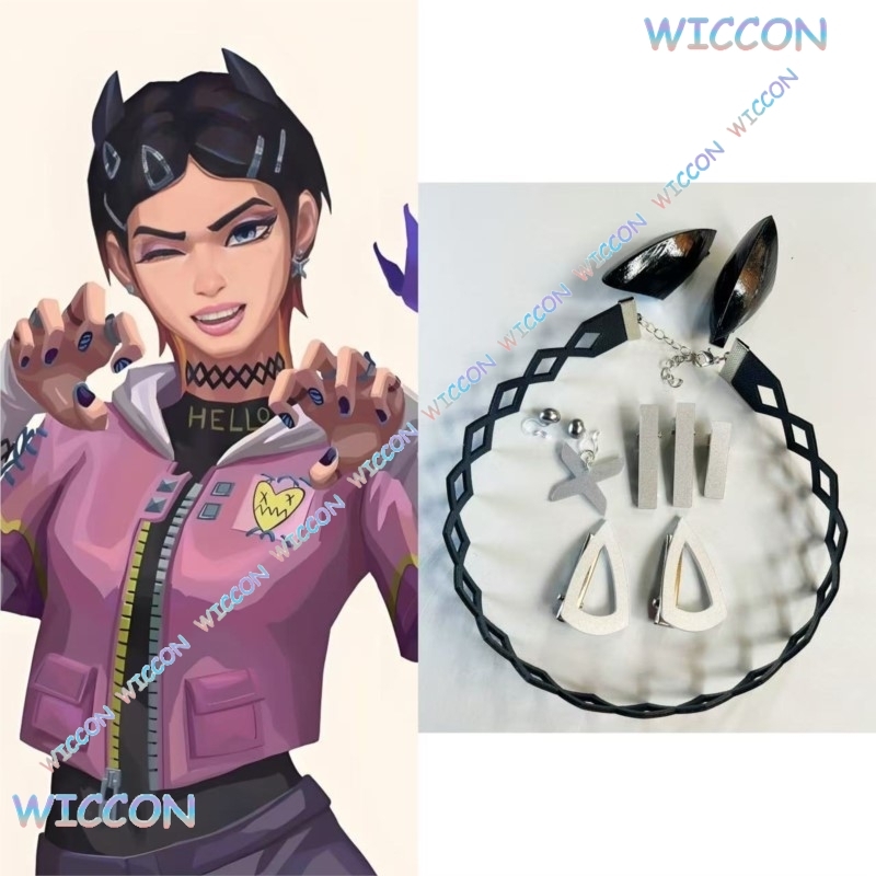 Valorant القرنفل كليب طوق الفر - مراجعة Hair Clips وسعره
